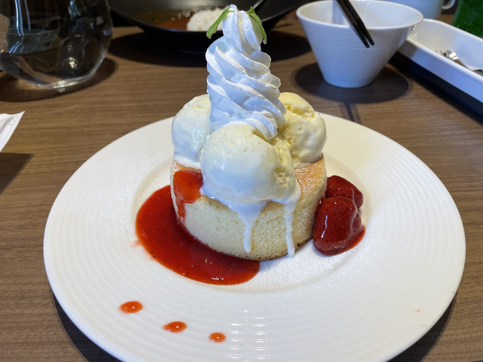 旅先で出会ったデザート