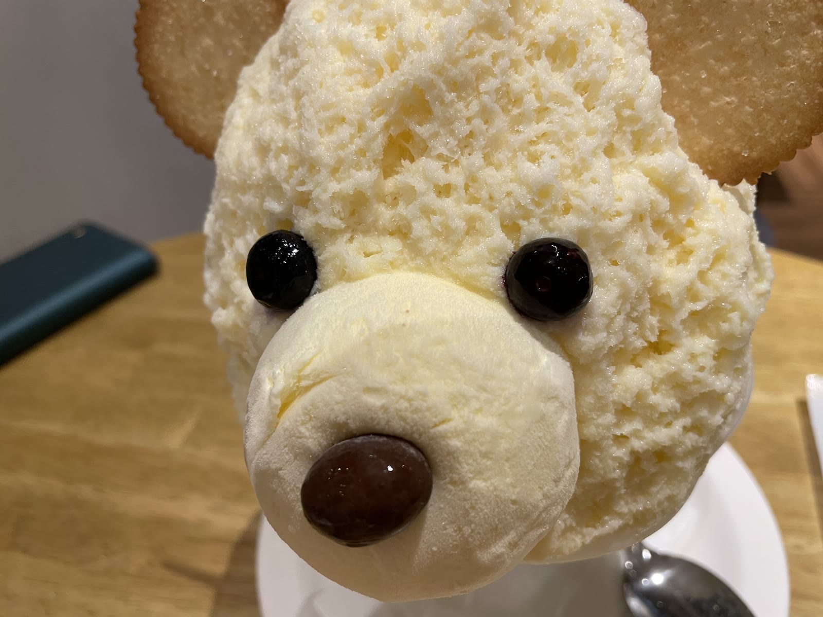 天文館むじゃき本店の白熊
