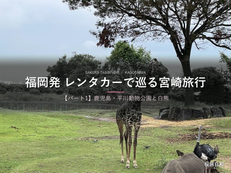福岡発レンタカーで巡る宮崎旅行3泊4日！鹿児島・高千穂・熊本を満喫した旅【パート1】